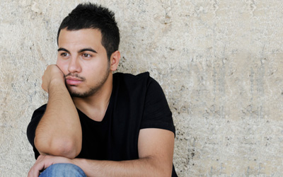Young Student Feeling Depressed