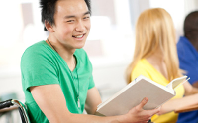 Young Student In A Classroom